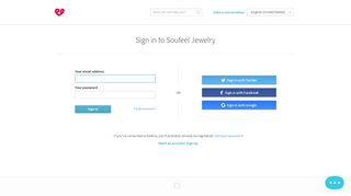 Sign in - Soufeel Jewelry