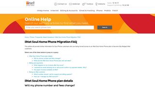 iiNet Soul Home Phone Migration FAQ | iiHelp