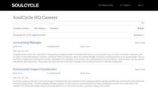 SoulCycle HQ Careers - My Job Search