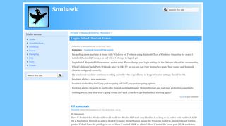 Login failed. Socket Error | Soulseek