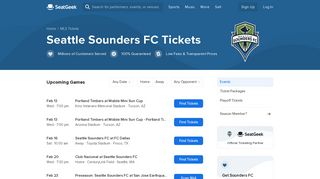 Seattle Sounders Tickets | SeatGeek