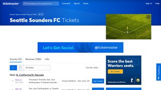 Seattle Sounders FC Tickets | Single Game Tickets & Schedule ...