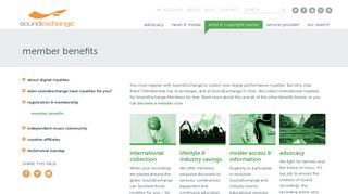 Member Benefits - SoundExchange