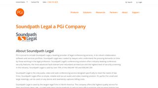 Soundpath Legal a PGi Company