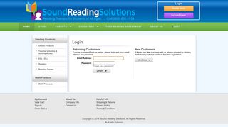 Login - Sound Reading Solutions