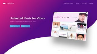 Soundstripe: Royalty Free Music | Unlimited Music for Video