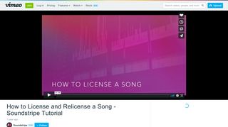 How to License and Relicense a Song - Soundstripe Tutorial on Vimeo