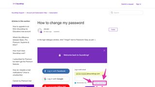 How to change my password – Soundtrap Support