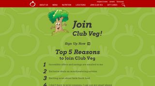 Club Veg | Coupons & Discounts | Sweet Tomatoes Salad Bar