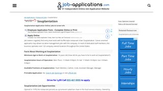 Souplantation Application, Jobs & Careers Online