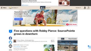 Five questions with Robby Pierce: SourcePointe grows in downturn ...