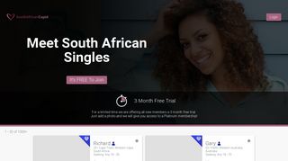 Meet South African Singles - SouthAfricanCupid.com
