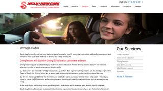 Driving Lessons - South Bay Driving School