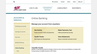 Online Banking - SC State Credit Union
