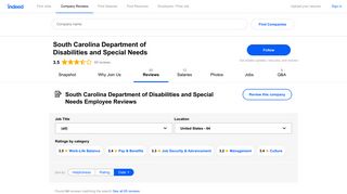 South Carolina Department of Disabilities and Special Needs ...