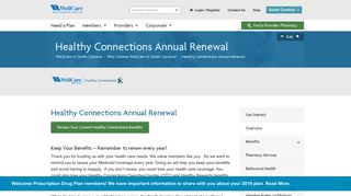 Healthy Connections Annual Renewal | WellCare