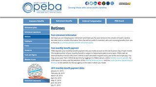 SC PEBA | Retirement Retirees