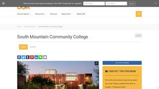 South Mountain Community College - Study in the USA