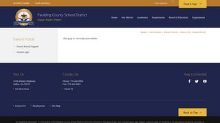 Parent Portal / District ID - Parent Portal - Paulding County Schools