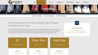 Personal Checking Account - SouthStar Bank