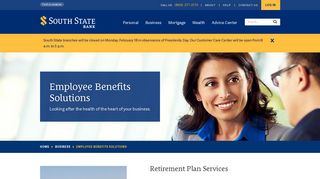 Employee Benefits Solutions - South State Bank
