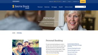 Personal Banking at South State Bank