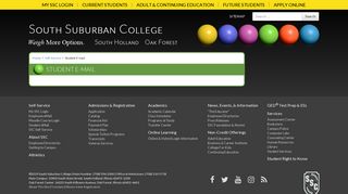 Student E-mail - South Suburban College