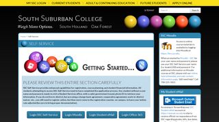 Self-Service - South Suburban College