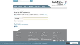 Log In - South Thames College