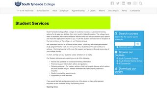 Student Services | South Tyneside College