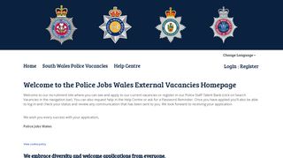 Welcome - Police Jobs Wales