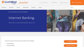 Internet Banking - South West Credit