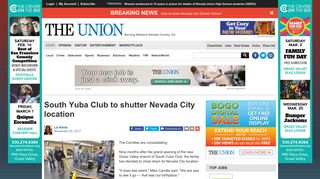 South Yuba Club to shutter Nevada City location | TheUnion.com