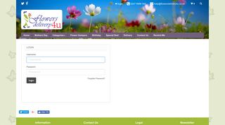 user login | Flowers Delivery 4 U | Southall, Middlesex