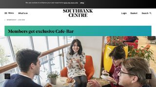 Members get exclusive Cafe-Bar | Southbank Centre