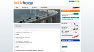 Contact - South Bay Expressway