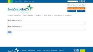 Employee Login - SouthCoast Health