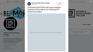 Havant & South Downs College on Twitter: 