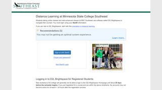 D2L Brightspace Login for Minnesota State College Southeast