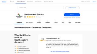 Southeastern Grocers Careers and Employment | Indeed.com