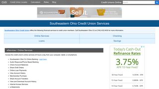Southeastern Ohio Credit Union Services: Savings, Checking, Loans
