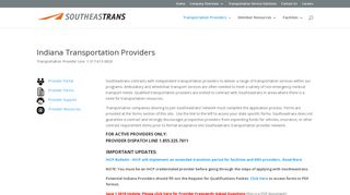 Indiana Providers | Southeastrans