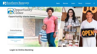 Login to Online Banking - Southern Bancorp
