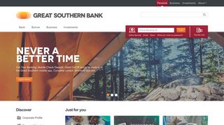 Great Southern Bank — Banking Services, Mortgage and Auto Loans