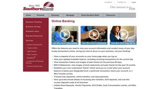 Online Banking | Southern Bank