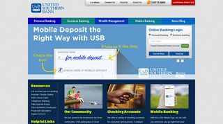 United Southern Bank: Local Banks - Best Bank Account in Lake ...