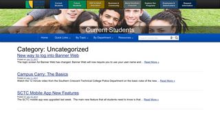 SCTC | Current Students | New way to log into Banner Web - Southern ...