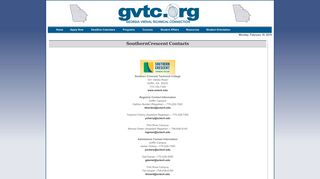 Southern Crescent Technical College Contacts - GVTC
