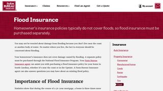 Flood Insurance | Farm Bureau Insurance