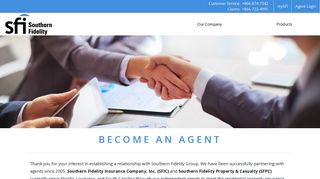 Become an Agent - Southern Fidelity